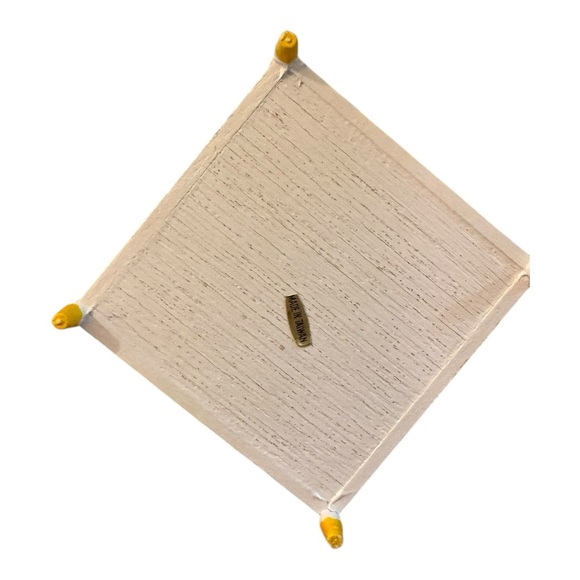 Vintage Dollhouse Concord Miniature White Yellow Playpen - Picture 4 of 6